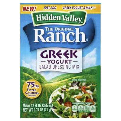 Hidden Valley Gluten Free Original Ranch Dipping Sauce Salad Dressing and  Topping, 20 fl oz