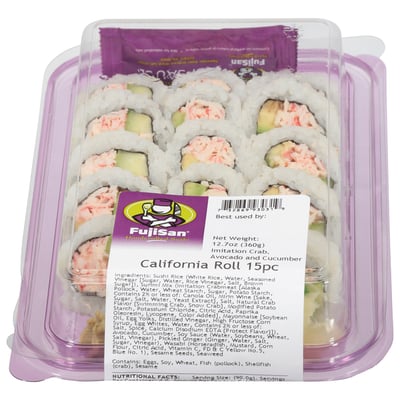 Fujisan - Fujisan, California Roll, Imitaion Crab, Avocado