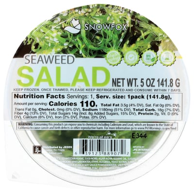 わかめ Snowfox - Snowfox, Seaweed Salad (5 oz) | Shop | Weis Markets