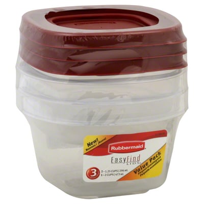 Rubbermaid Easy Find Lids 1.25 Cup Food Storage Container Delivery -  DoorDash