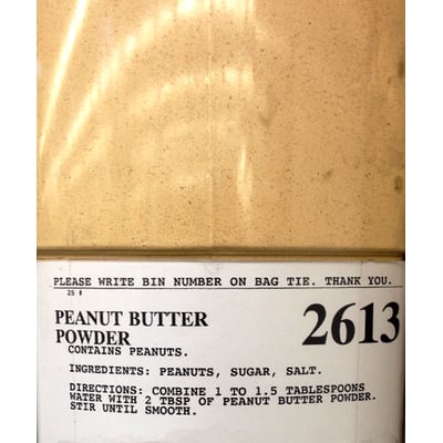 Bulk Bin #2613 - Peanut Butter Powder (25 pounds), Order Online