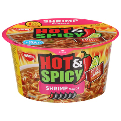 Nissin® Hot & Spicy with Shrimp Ramen Noodle Soup Bowl, 3.27 oz - Foods Co.
