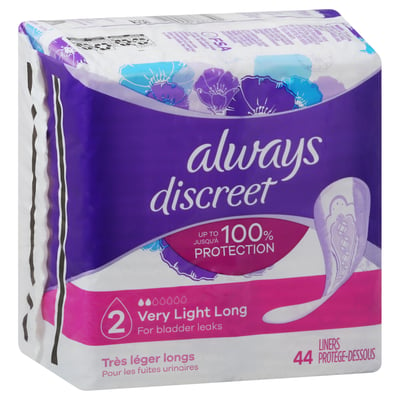 Always Discreet, Incontinence Underwear, Maximum Protection, XXL, 44 Count