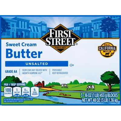 Save on Stop & Shop Sweet Cream Butter Unsalted Sticks - 4 ct Order Online  Delivery