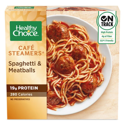 healthy choice glp-1 Healthy Choice - Healthy Choice, Cafe Steamers - Spaghetti & Meatballs (9.5  oz) | Shop