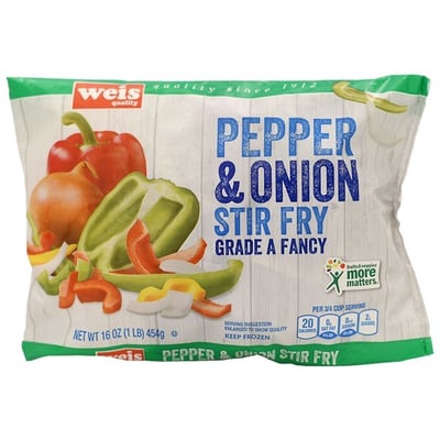 Great Value Frozen Pepper & Onion Blend, 20 oz Bag