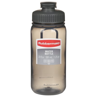 Rubbermaid - Rubbermaid, Water Bottle, Essentials, Chug Cool Gray, 20 Ounces, Shop