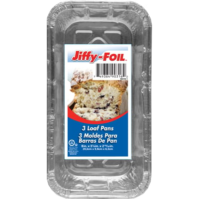Jiffy Foil Loaf Pans - 3 ct