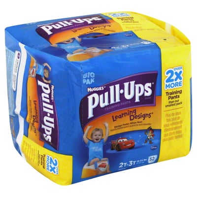 Pull Ups - Pull Ups Training Pants, 2T-3T (18-34 lbs), Disney, Big Pak (52  count), Shop