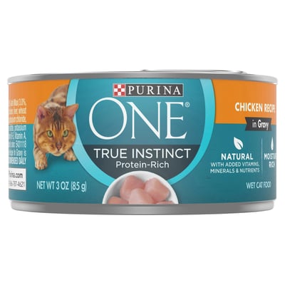 purina one true instinct cat food calories