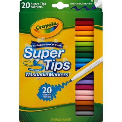 Crayola - Crayola Supertips Washable Markers 20 Count