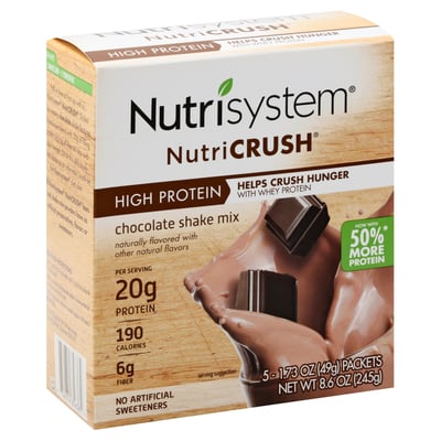 Nutrisystem NutriCrush Shake Mix, Mocha Caramel, Shop