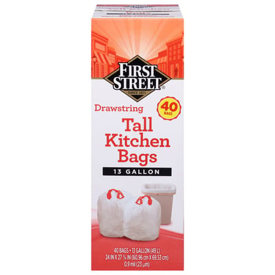 First Street - First Street Lavender Tall Kitchen Liner, 13 gl (90 count)