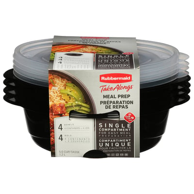 Rubbermaid - Rubbermaid, Take Alongs - Containers & Lids, Bowls, Meal Prep,  5.0 Cup (4 count), Shop