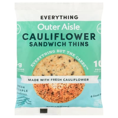 11 Outer Aisle Cauliflower Sandwich Thins Nutrition Facts 