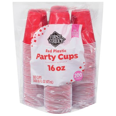 Pizza Party Thermoformed Cup/Lid/Straw(250 Units)