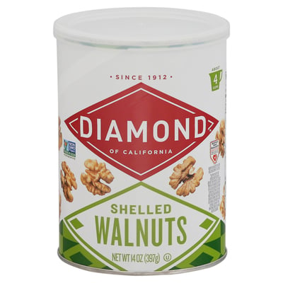 Diamond of California - Diamond of California, Walnuts, Shelled (14 oz ...