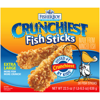 Fisher Boy - Fisher Boy, Crunchiest Fish Sticks (22.5 oz)