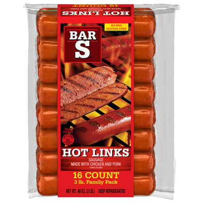 Calories in Hot Links Sausage from Silva