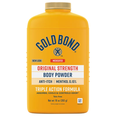 Gold Bond Body Powder, Original Strength, Medicated - 10 oz