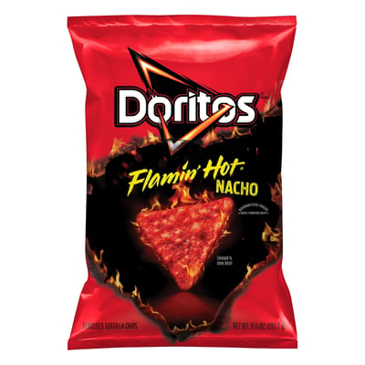 Doritos® Flamin Hot Nacho Tortilla Chips, 1.37 oz - Foods Co.