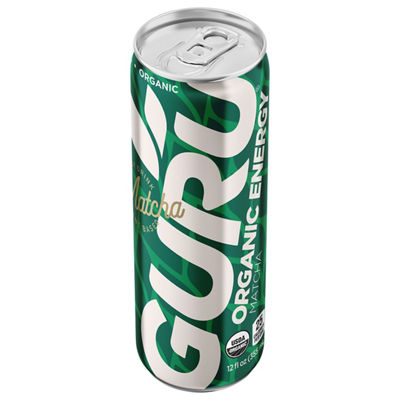 GURU - Guru Organic Matcha Plant Based Energy Drink Can 12 Ounces
