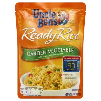 Uncle Bens - Uncle Bens Garden Vegetable, with Peas, Carrots & Corn, Pouch  (8.8 oz) | Shop | Weis Markets