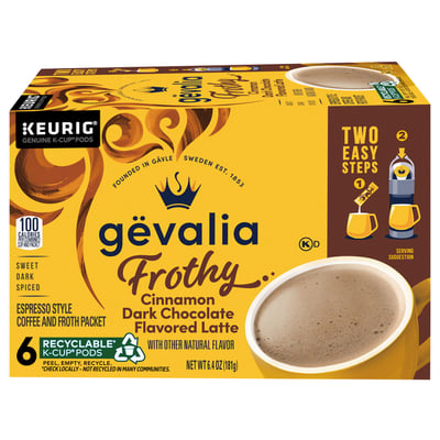 Gevalia - Gevalia, Frothy - Espresso Style Cinnamon Dark Chocolate