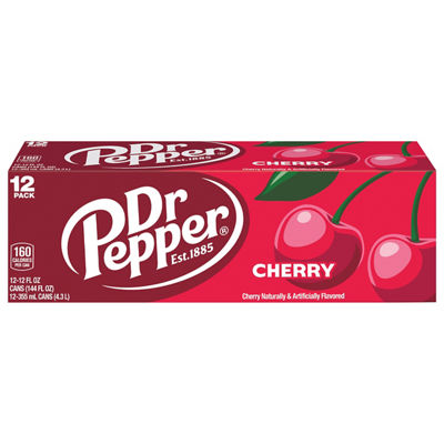 Dr Pepper - Dr Pepper Cherry 12 Pack 12 Ounces (12 ounces) | Shop
