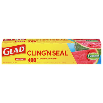 Glad ClingWrap Plastic Food Wrap (400 Sq. ft., 2 pk.)