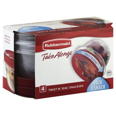 Rubbermaid - TakeAlongs Twist & Seal Food Storage Containers