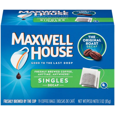 Injustice practice Flatter Maxwell House - Maxwell House, Singles Decaf Coffee Bags (3 oz) | Shop |  Weis Markets