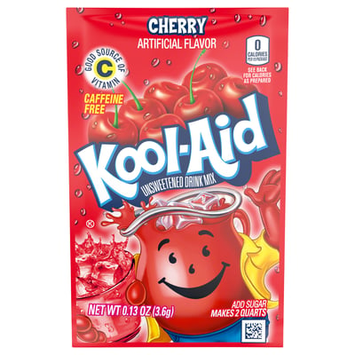 Kool-Aid Unsweetened Blue Raspberry Lemonade Artificially Flavored Powdered  Drink Mix, 0.22 oz. Packet 