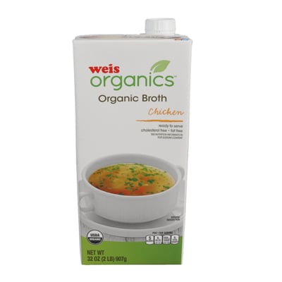 Weis Organics - Weis Organics Aseptic Broth Chicken (32 ounces