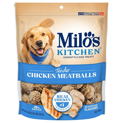 Milo's Kitchen - Milo'S Kitchen Chicken Meatballs Home-Style Dog