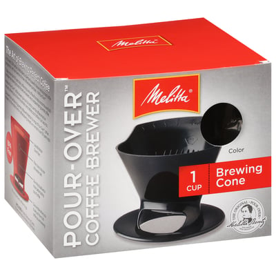 Melitta - Melitta, Pour-Over - Coffee Brewer, Black  Online grocery  shopping & Delivery - Smart and Final