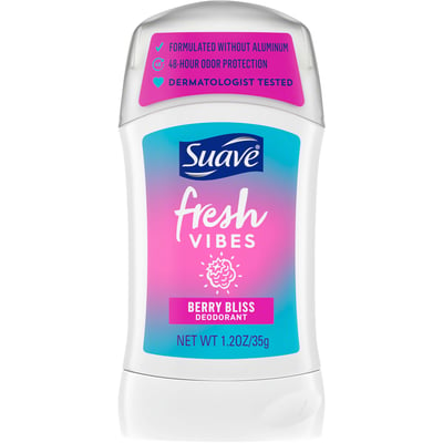 SUAVE FRESH VIBES - Suave Fresh Vibes Berry Bliss Deodorant 1.2