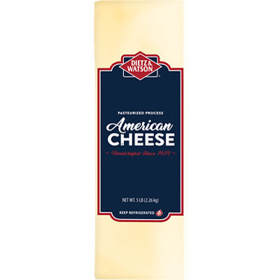 アイデンティティー　15LB 4OZ Dietz & Watson - Dietz & Watson White American Cheese, Per lb
