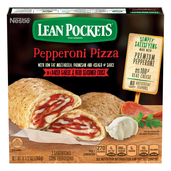 Lean Pockets, Sandwiches, Pepperoni Pizza | Fig App