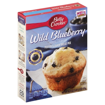 Betty Crocker - Betty Crocker, Muffin & Quick Bread Mix, Wild Blueberry ...