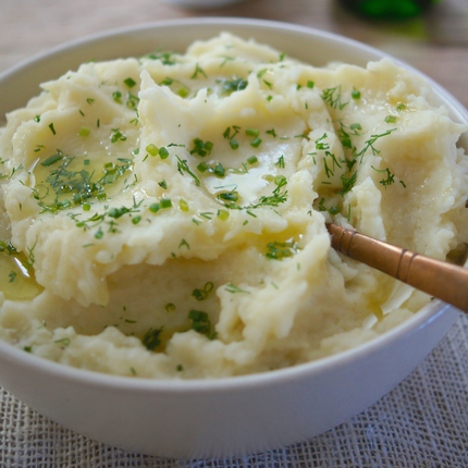 Olive Oil Mashed Potatoes and Cauliflower - Recipes - Sprouts Farmers ...
