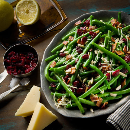 Green Beans with Cranberries & Bacon - Recipes - Sprouts Farmers Market
