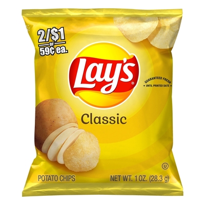 Lays - Lays, Potato Chips, Classic (1 oz) | Shop | Super 1 Foods