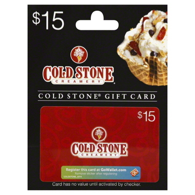 Cold Stone Creamery - Cold Stone Creamery Gift Card, $15 | Shop | Weis ...