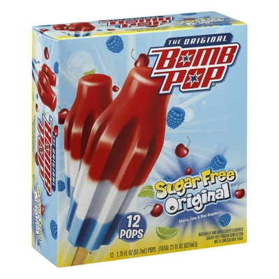 Bomb Pop - Bomb Pop, Ice Pops, Sugar Free, Original (12 count) | Shop ...