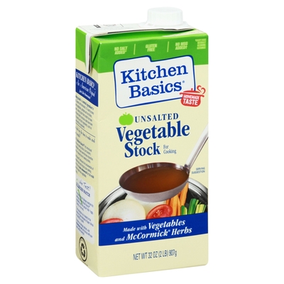 Kitchen Basics - Kitchen Basics, Vegetable Stock, Unsalted (32 oz) | Shop | Brookshire's Food ...