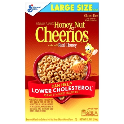 Cheerios Cheerios Cereal Honey Nut Large Size 15 4 Oz Shop Weis Markets