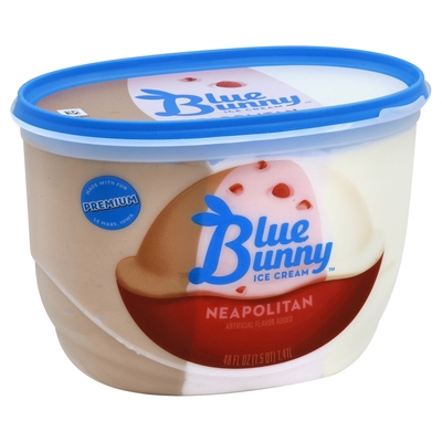 Blue Bunny - Blue Bunny, Ice Cream, Neapolitan (48 oz) | Shop | Super 1 ...